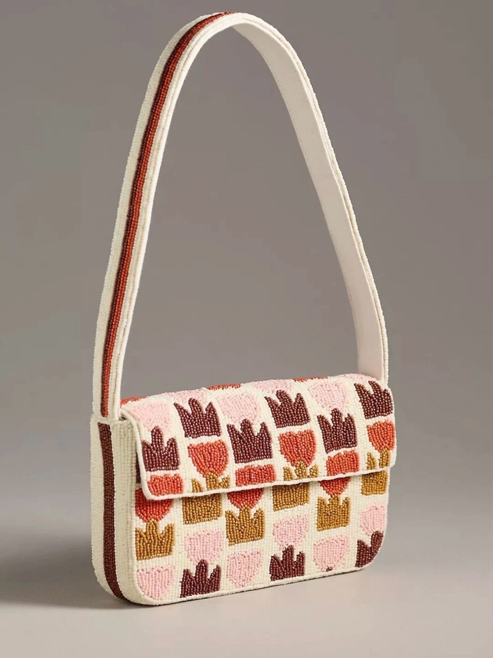 Anthropologie Fiona Beaded Shoulder Bag NWT